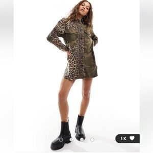 All Saints camo shacket